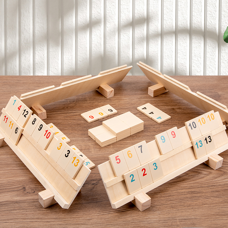 Board Game Quick - Wooden Fast Moving Tile Classic Board