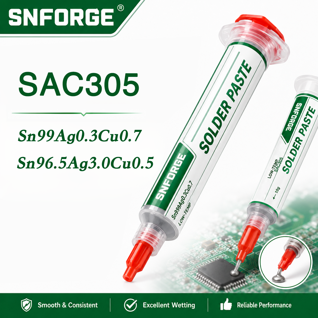 Board Game Quick - SAC305 Solder Paste Welding Tin Sn99Ag0.3Cu0.7