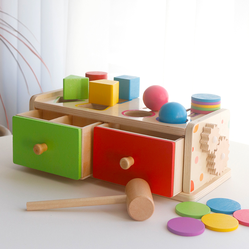 Montessori Wooden Sorting Stac - Board Game Organization reseña y precio