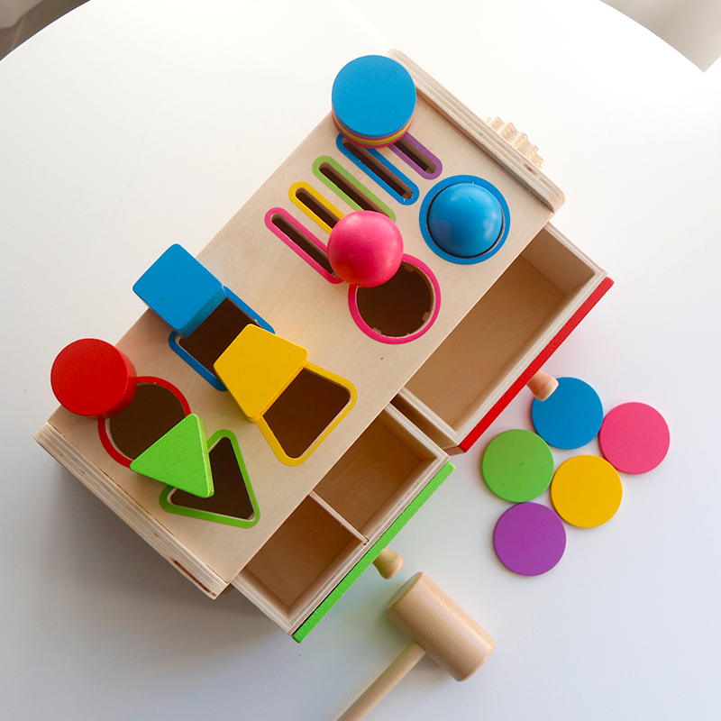 Montessori Wooden Sorting Stac - Board Game Organization reseña y precio