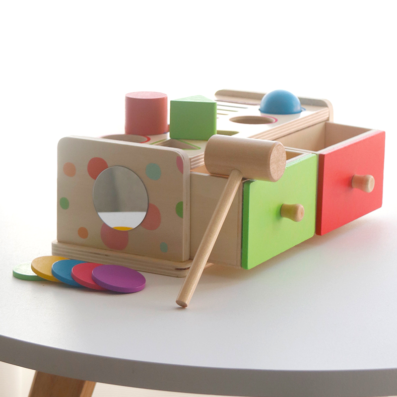 Montessori Wooden Sorting Stac - Board Game Organization reseña y precio
