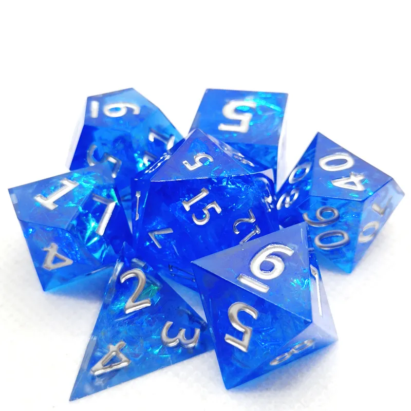 7PCS resin sharp polyhedral di - Dice Set Polyhedral reseña y precio