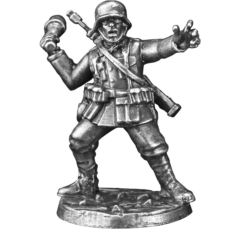 Miniature Metal WWII Soldier F - Board Game War reseña y precio
