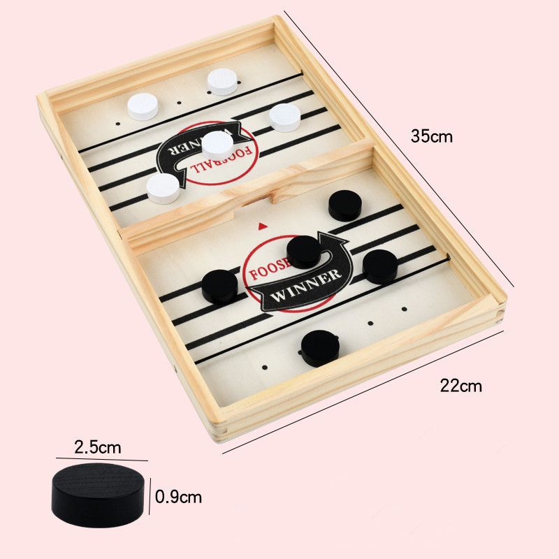 Table Hockey Paced Sling Puck  - Board Game Quick reseña y precio