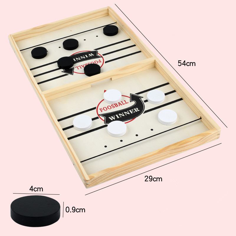 Table Hockey Paced Sling Puck  - Board Game Quick reseña y precio
