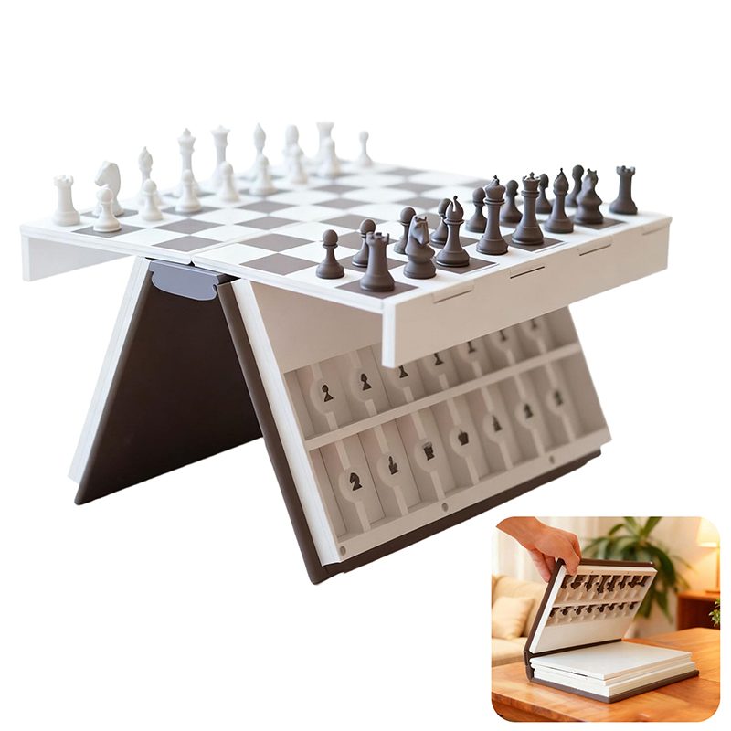 Chess Set 3D Printed Book Fold - Board Game Organization reseña y precio