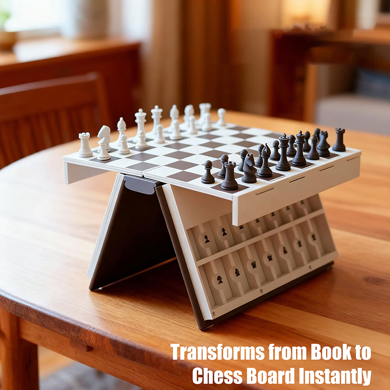 Chess Set 3D Printed Book Fold - Board Game Organization reseña y precio