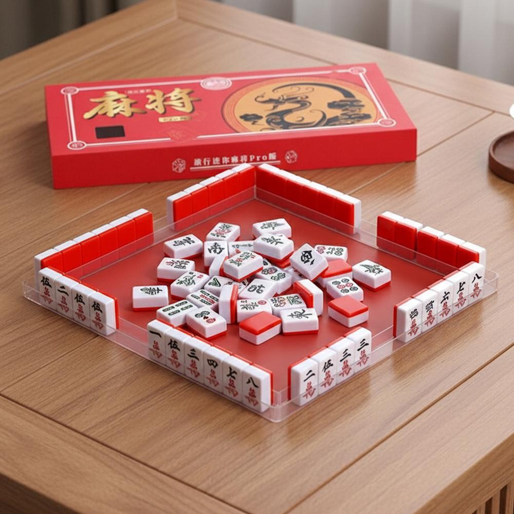 Portable Travel Mini Mahjong S - Board Game Organization reseña y precio