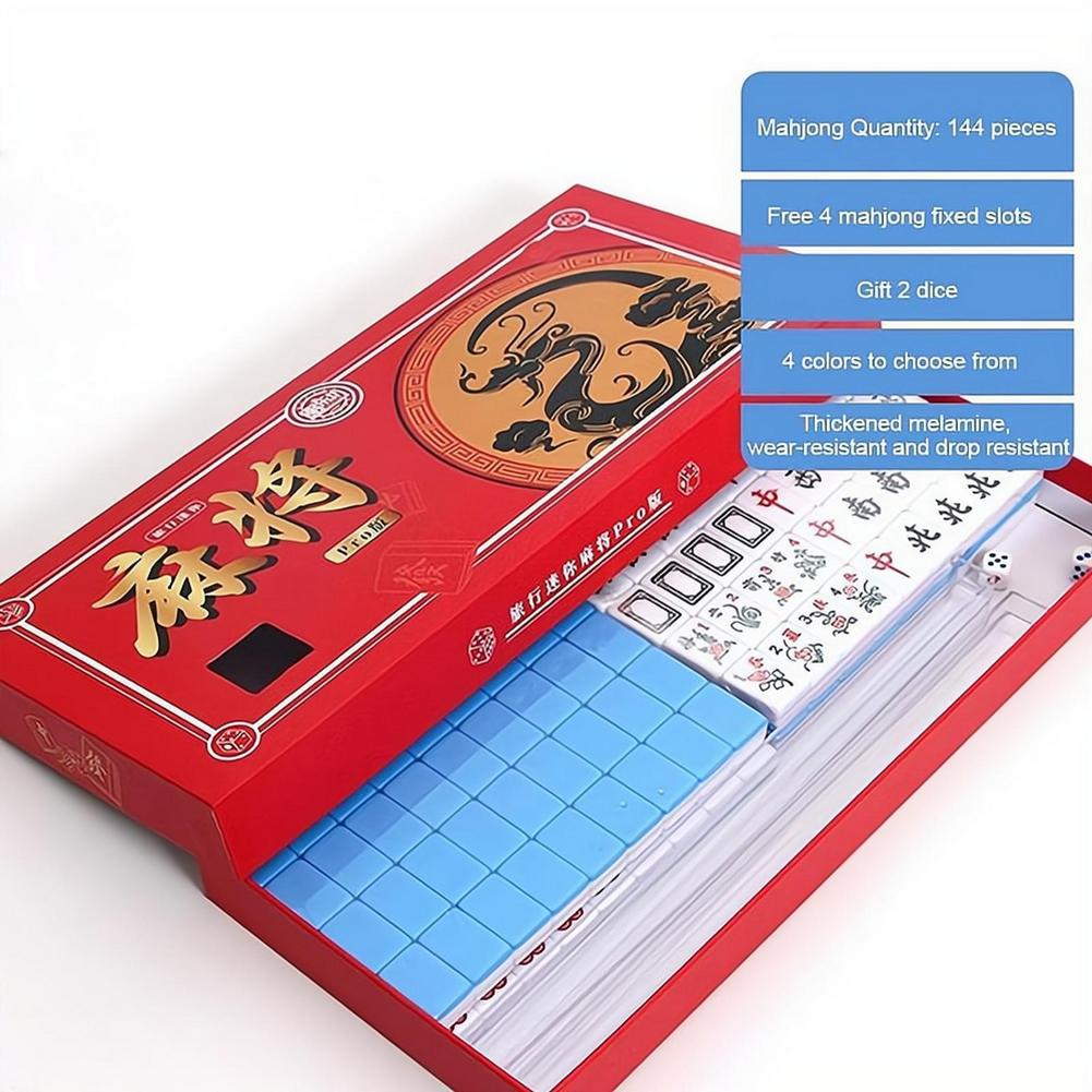 Portable Travel Mini Mahjong S - Board Game Organization reseña y precio