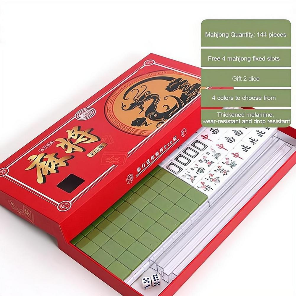 Portable Travel Mini Mahjong S - Board Game Organization reseña y precio