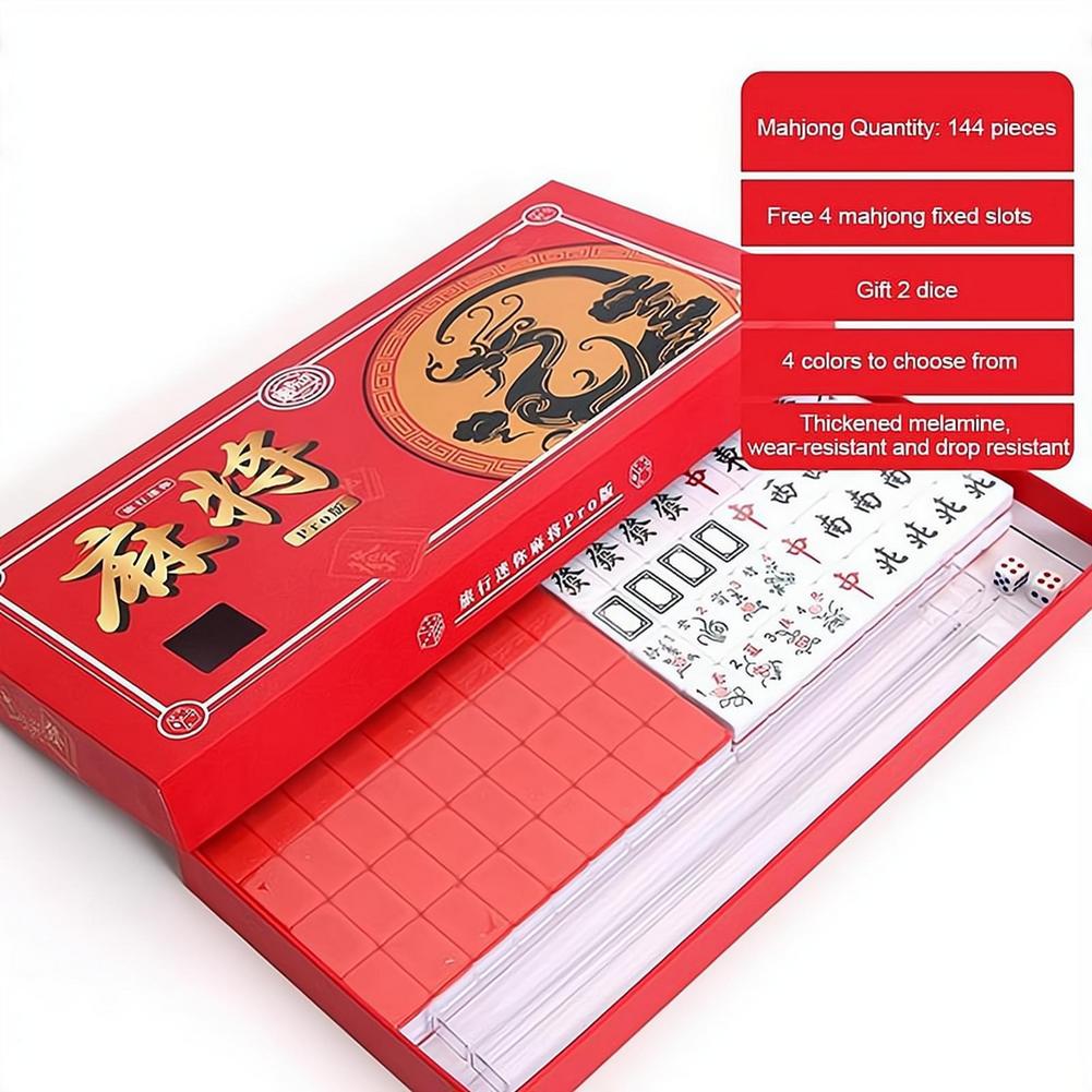 Portable Travel Mini Mahjong S - Board Game Organization reseña y precio