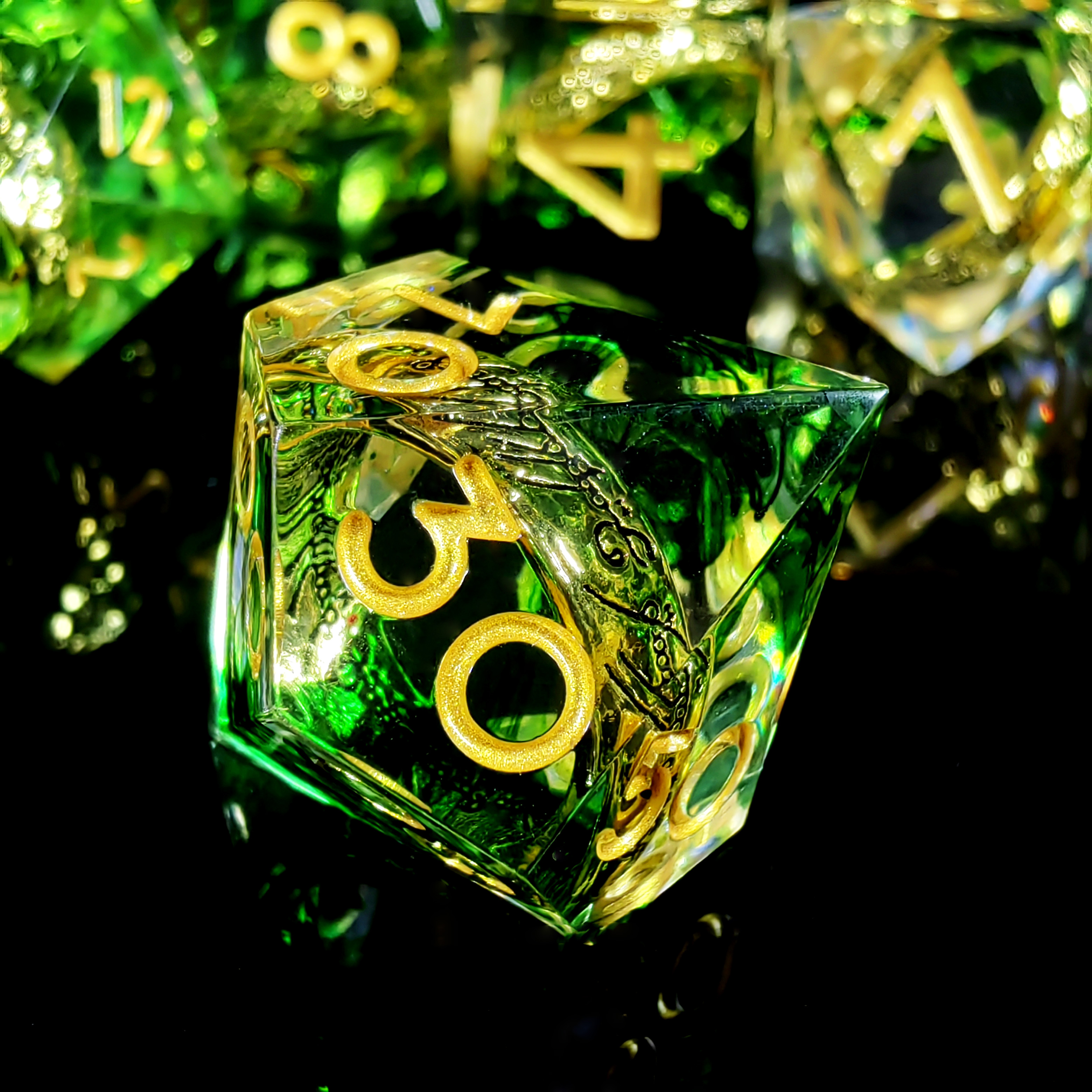 DnD Dice Set - 7pc Resin Polyh - Dice Set Polyhedral reseña y precio