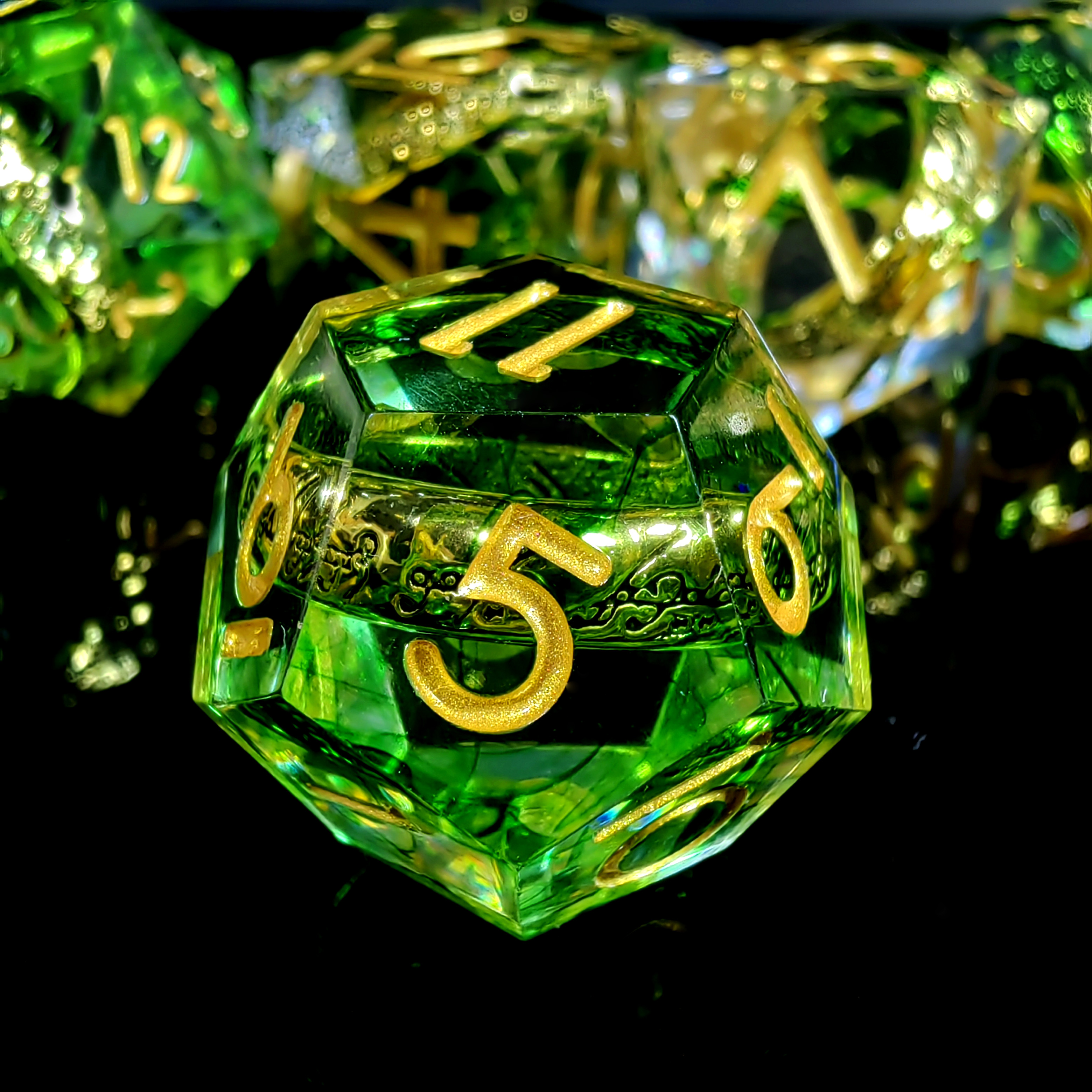 DnD Dice Set - 7pc Resin Polyh - Dice Set Polyhedral reseña y precio