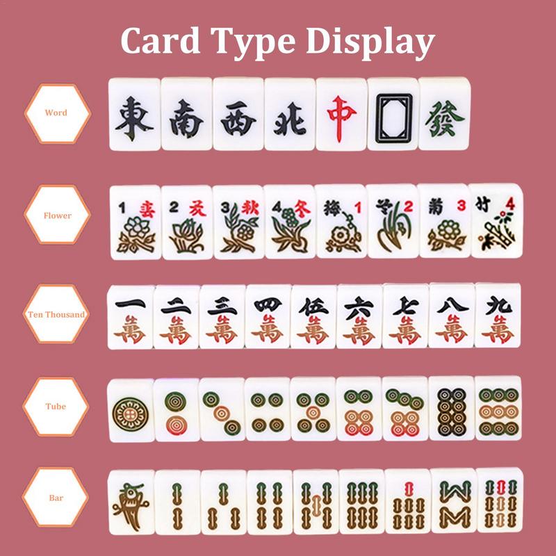 Mahjong Sets Board Game With L - Board Game Organization reseña y precio