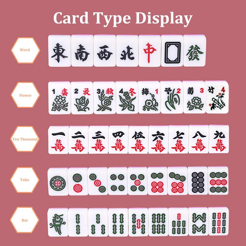 Mahjong Sets Board Game With L - Board Game Organization reseña y precio