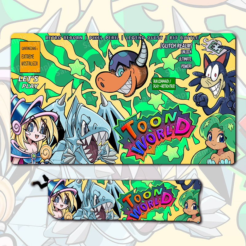 Yu-Gi-Oh! 600x350mm Toon Dark  - Board Game China reseña y precio