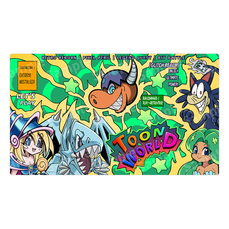 Yu-Gi-Oh! 600x350mm Toon Dark  - Board Game China reseña y precio