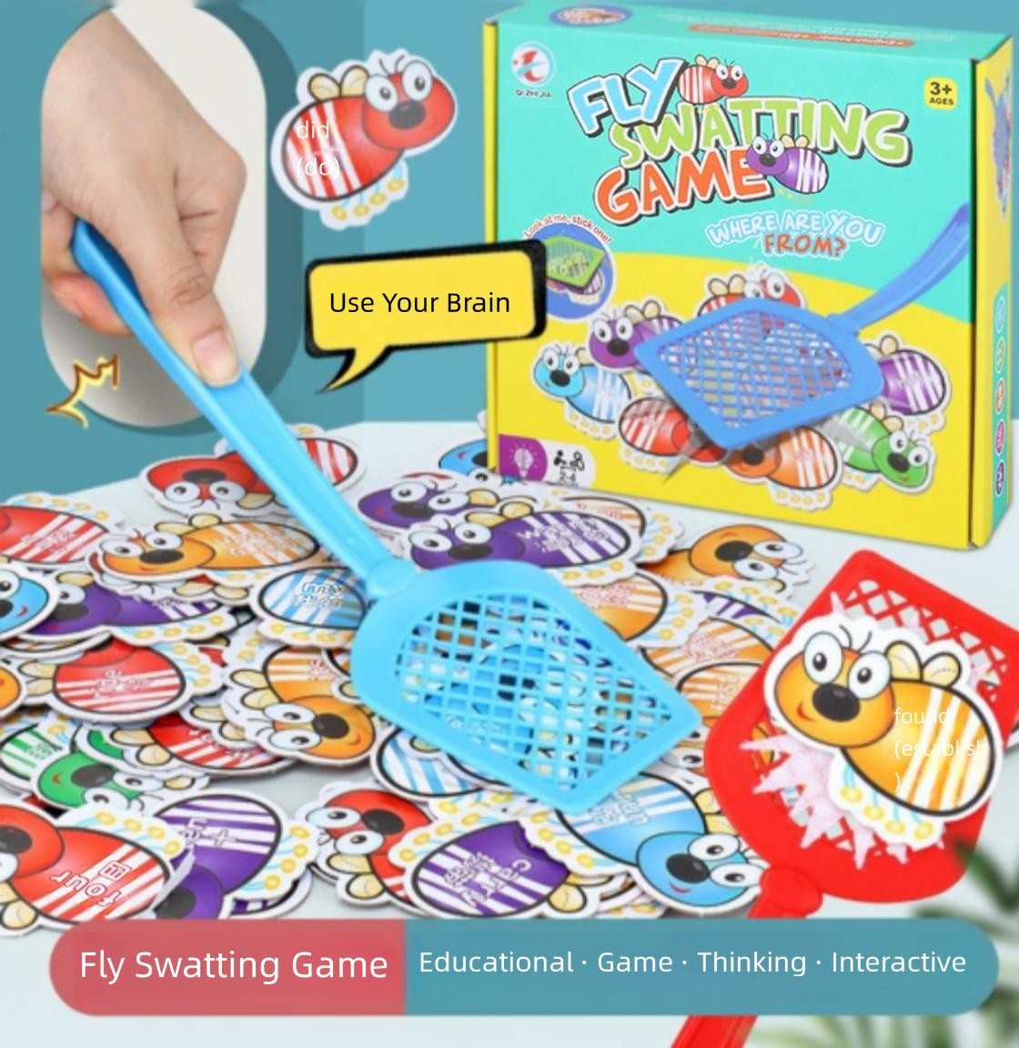 Fly Swatter Game for Kids Educ - Board Game Quick reseña y precio