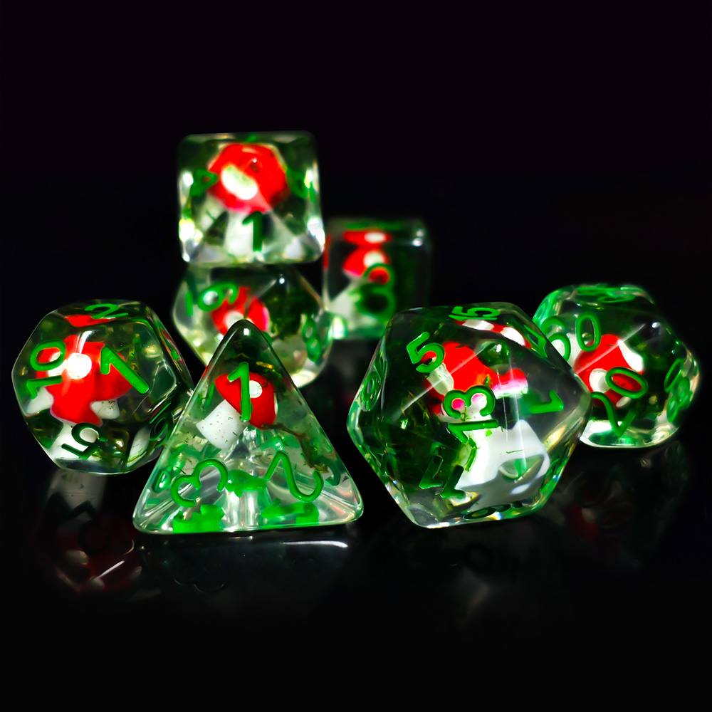 7Pcs/Set DND Dice Transparent  - Dice Set Polyhedral reseña y precio