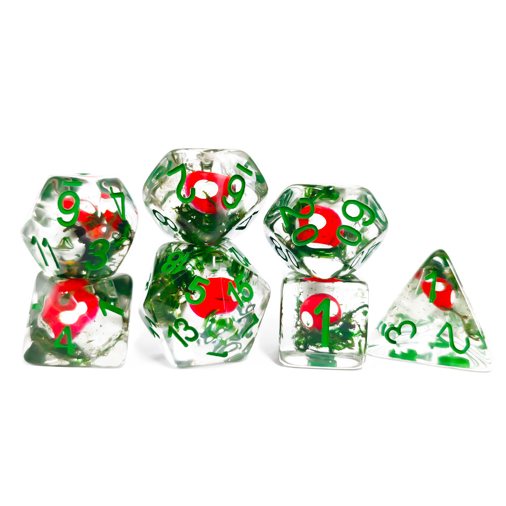 7Pcs/Set DND Dice Transparent  - Dice Set Polyhedral reseña y precio