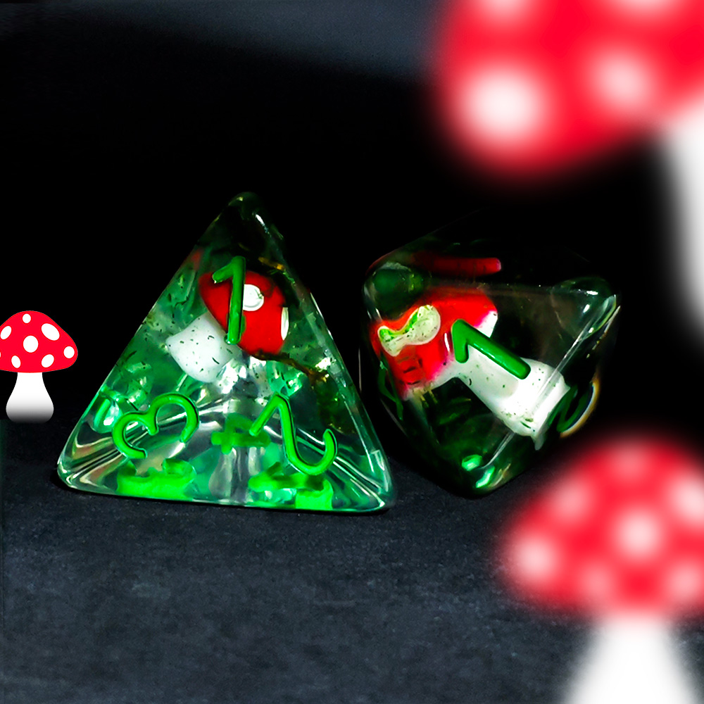 7Pcs/Set DND Dice Transparent  - Dice Set Polyhedral reseña y precio