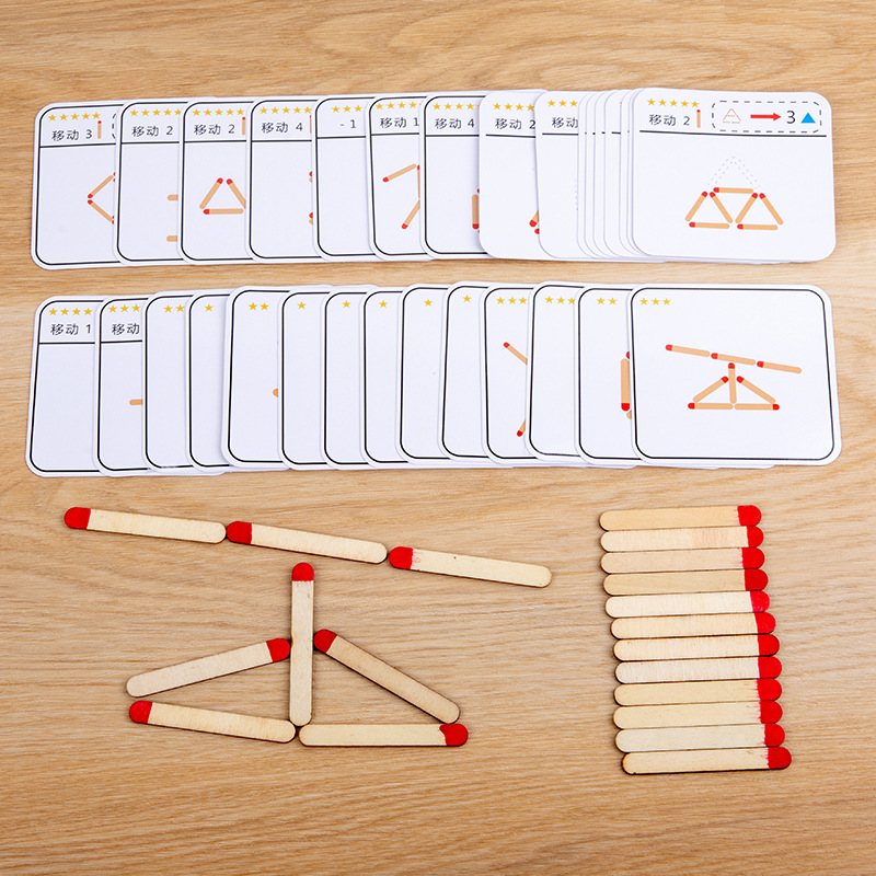 Montessori Matches Puzzles Gam - Board Game China reseña y precio