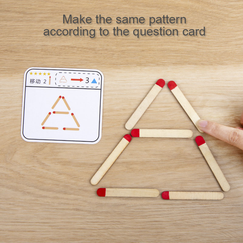 Montessori Matches Puzzles Gam - Board Game China reseña y precio