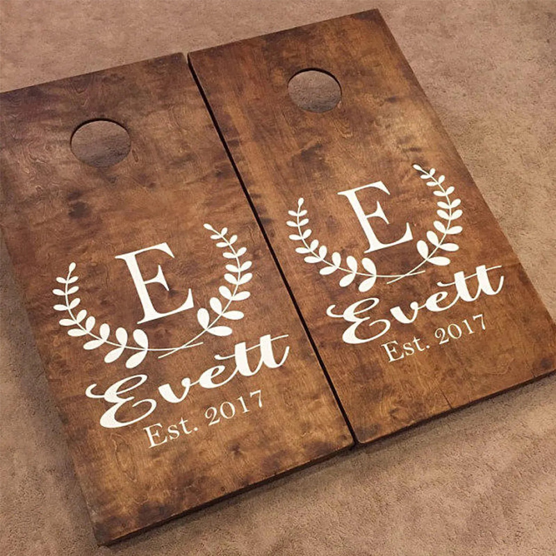 Wedding Party Decor Sign Stick - Board Game Name reseña y precio