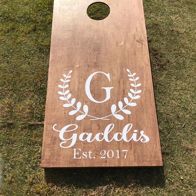 Wedding Party Decor Sign Stick - Board Game Name reseña y precio