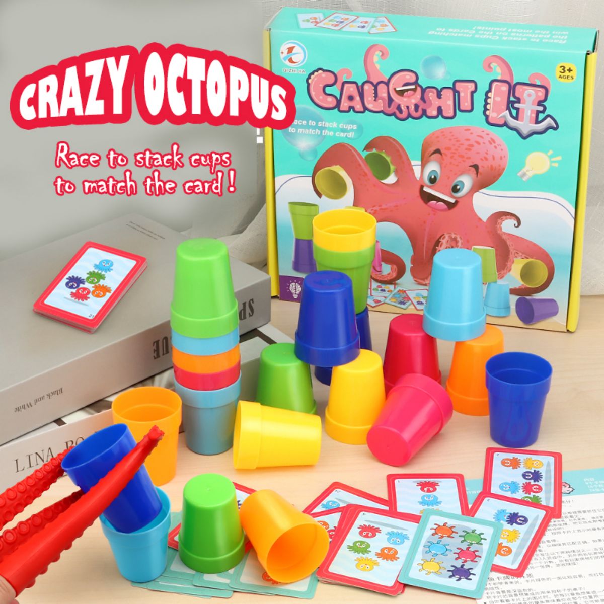 Crazy Octopus Parent-Child Int - Board Game Quick reseña y precio