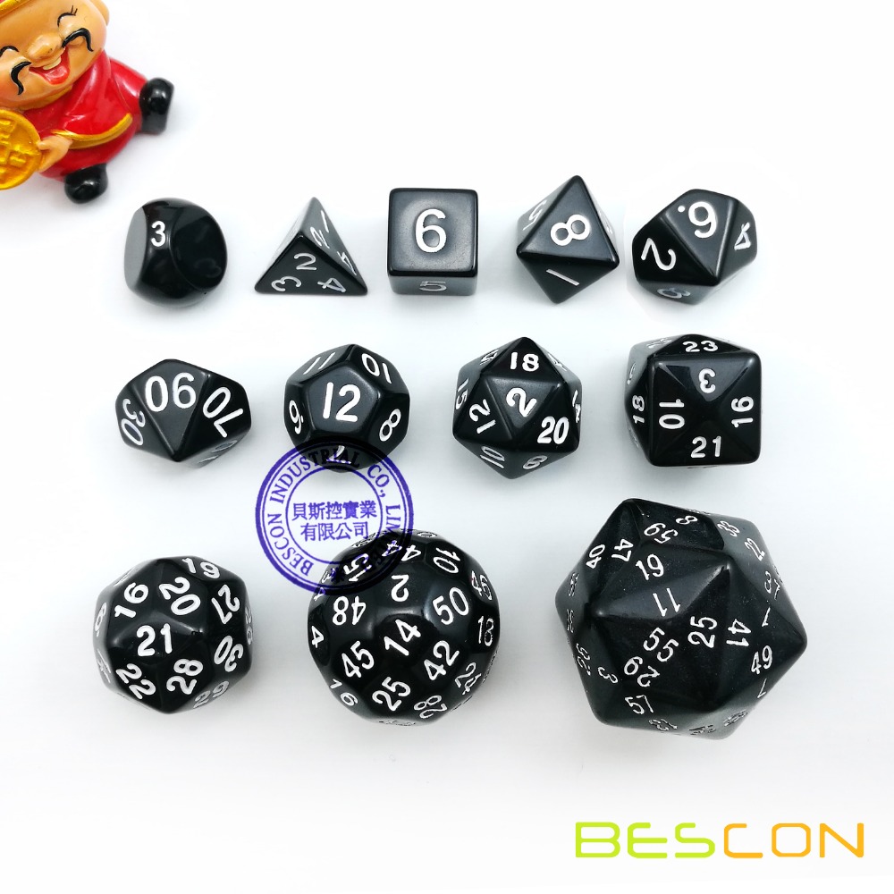 12pcs Polyhedral Dice Set D3-D - Dice Set Polyhedral reseña y precio