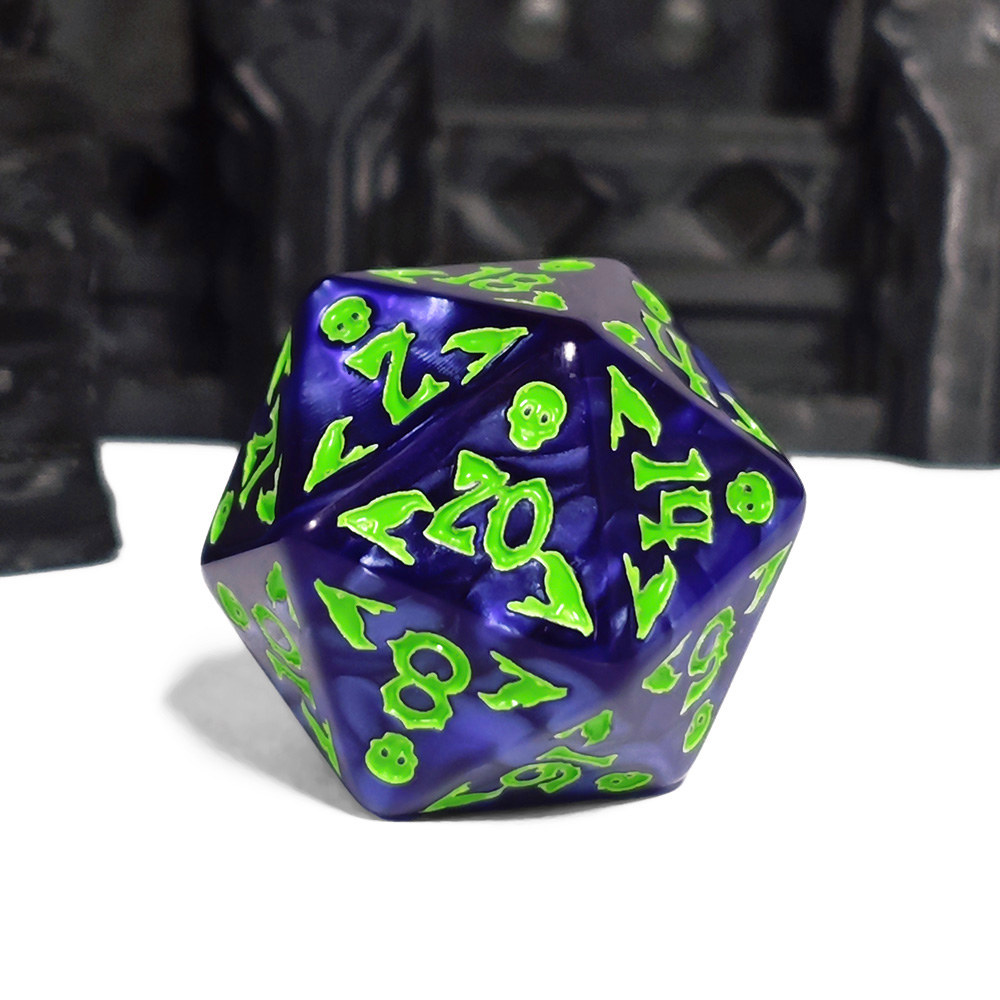 Cthulhu Dark Blue & Neon Green - Dice Set Polyhedral reseña y precio