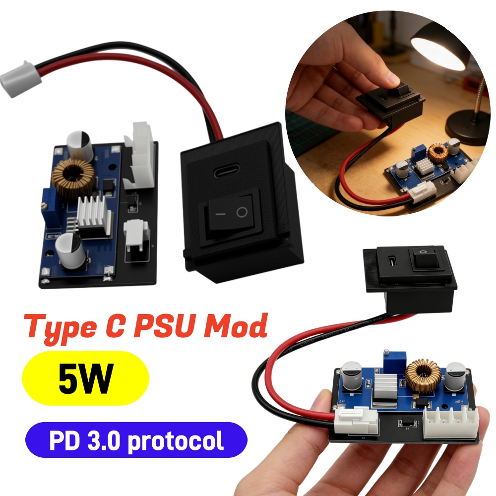 Replacement Type C PSU Mod for - Board Game Video Games reseña y precio