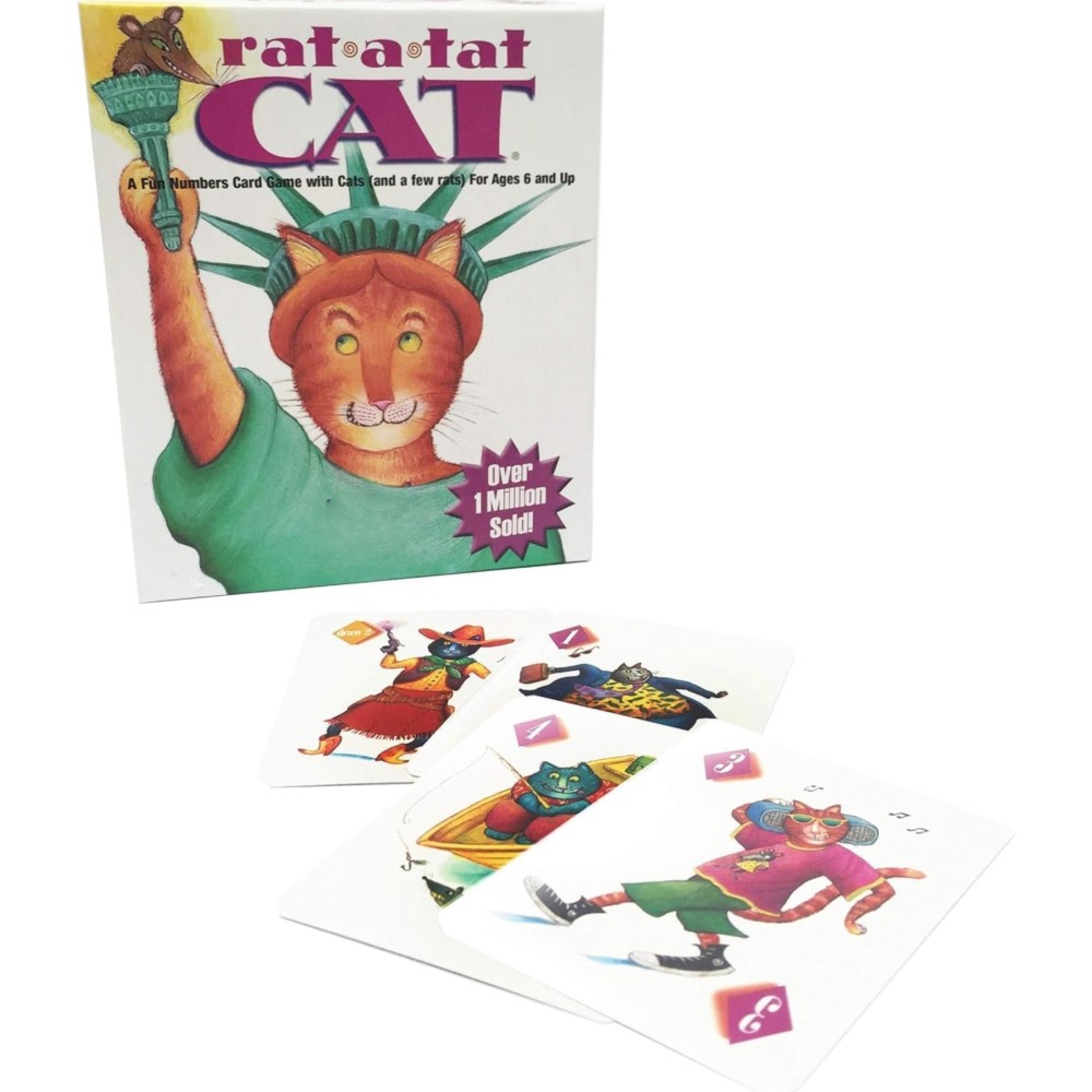 Rat A Tat Cat Fun Numbers Card - Board Game For 2 Players reseña y precio