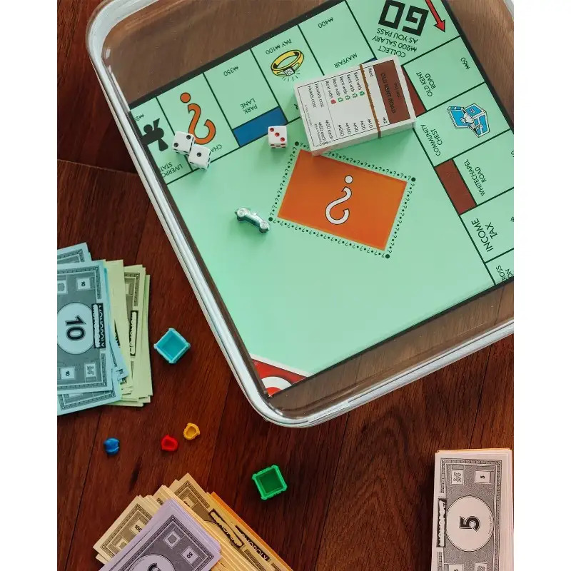 1pc Large Clear Hard Shell Sto - Board Game Organization reseña y precio