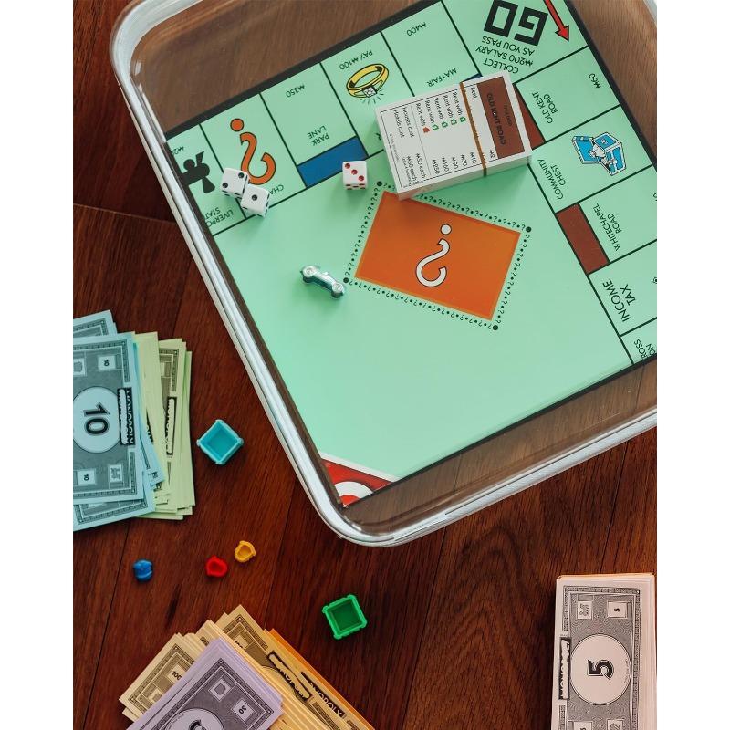 1pc Large Clear Hard Shell Sto - Board Game Organization reseña y precio