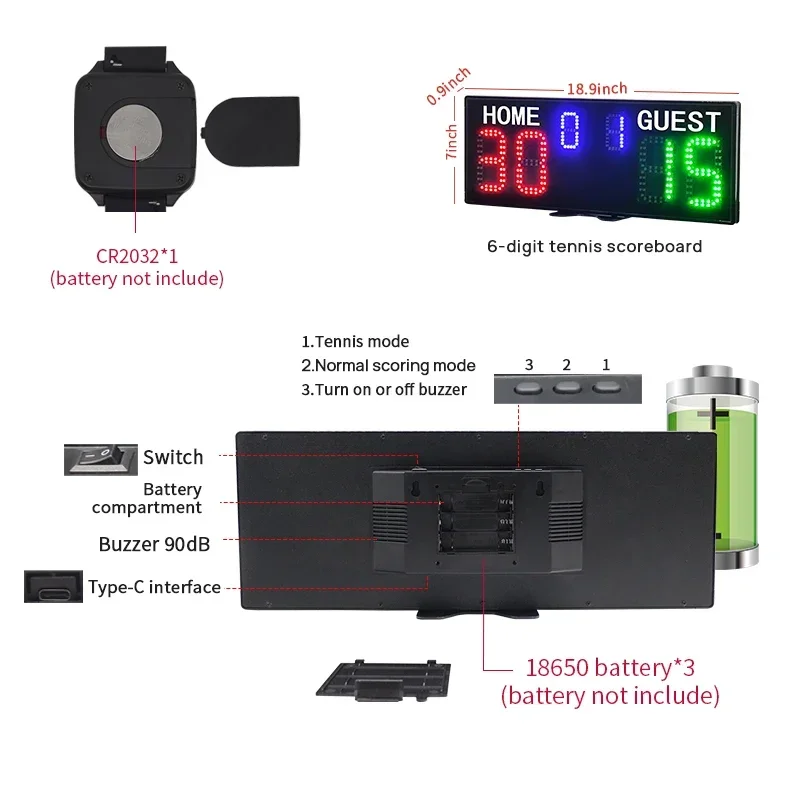 Scoreboard Electronic Portable - Board Game Name reseña y precio