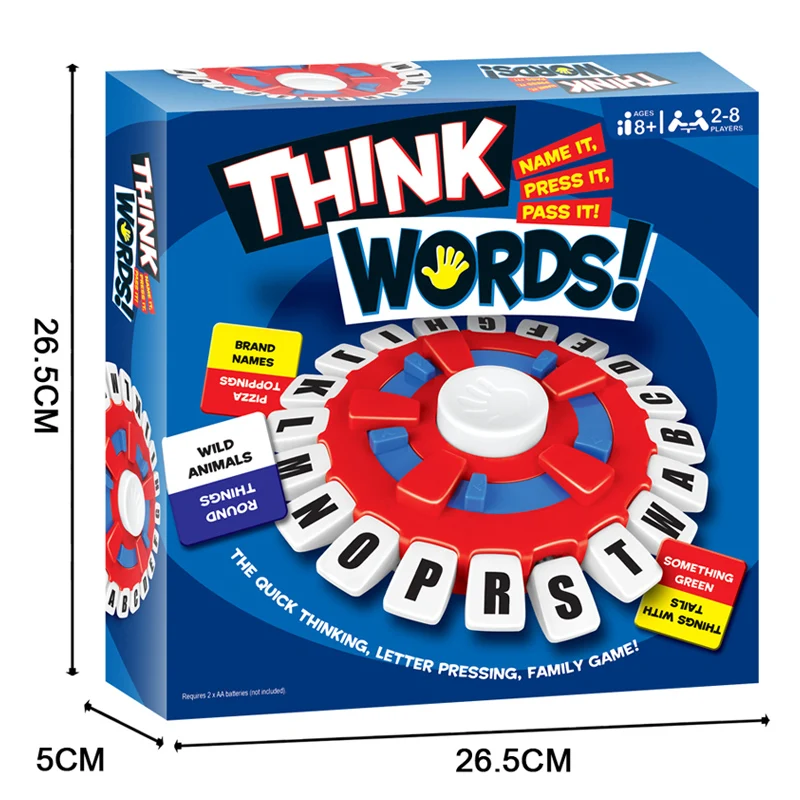Think Word English Spanish Boa - Board Game Quick reseña y precio