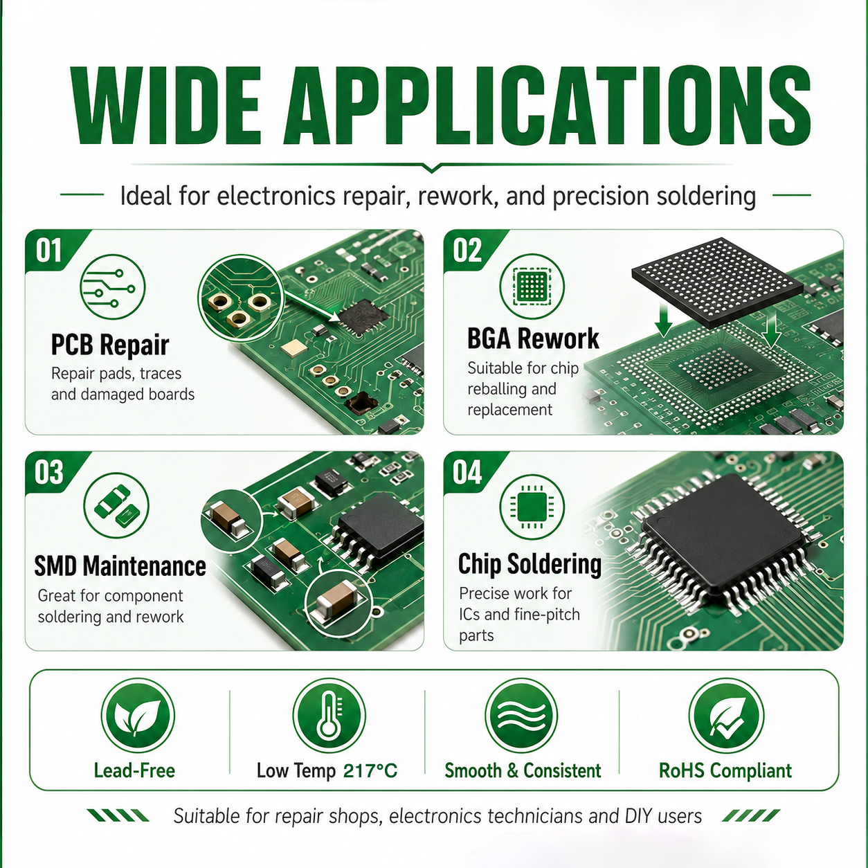 SAC305 Solder Paste Welding Ti - Board Game Quick reseña y precio