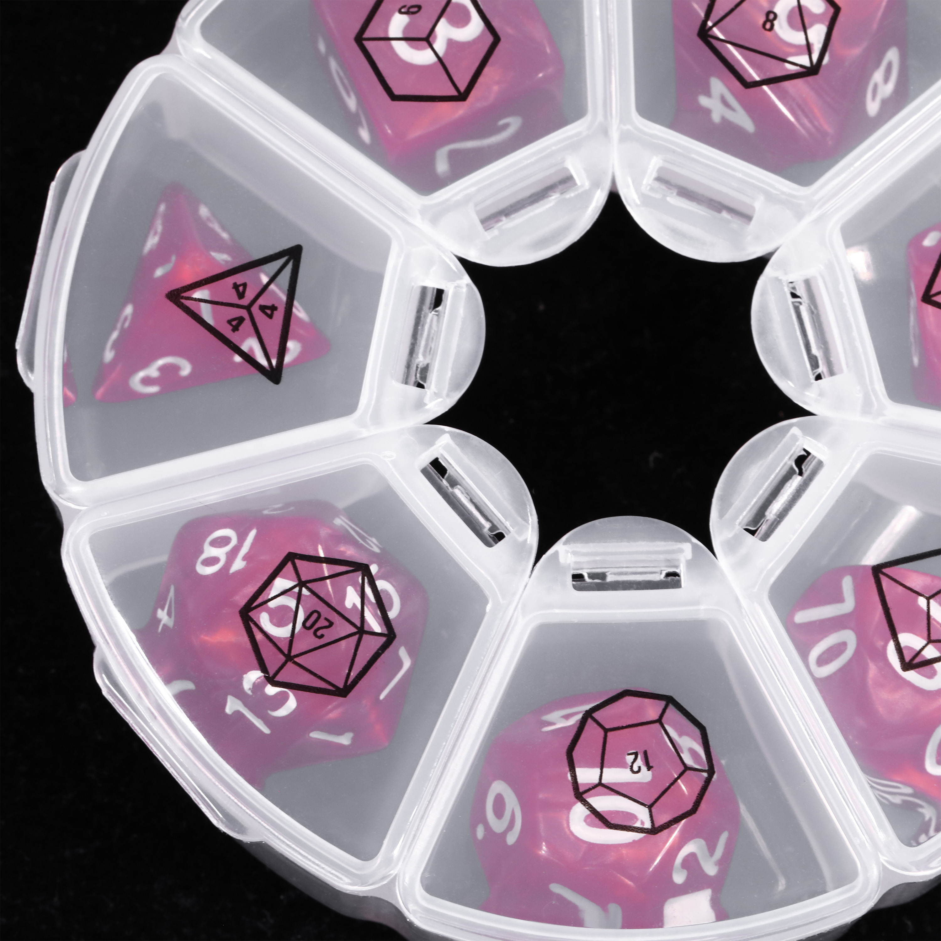 Dice Storage Box for Tabletop  - Dice Set Polyhedral reseña y precio