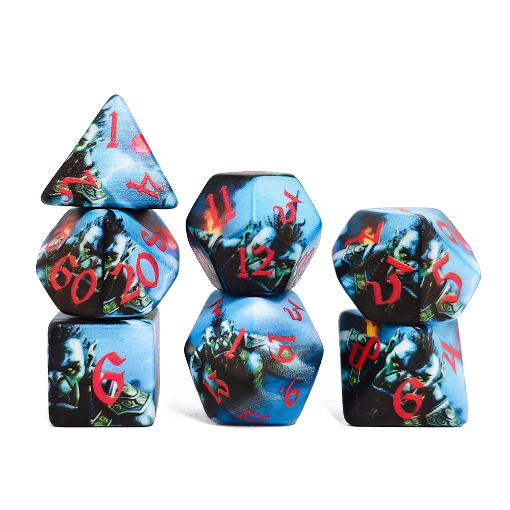 Orc Warrior Polyhedral 7-Piece - Dice Set Polyhedral reseña y precio