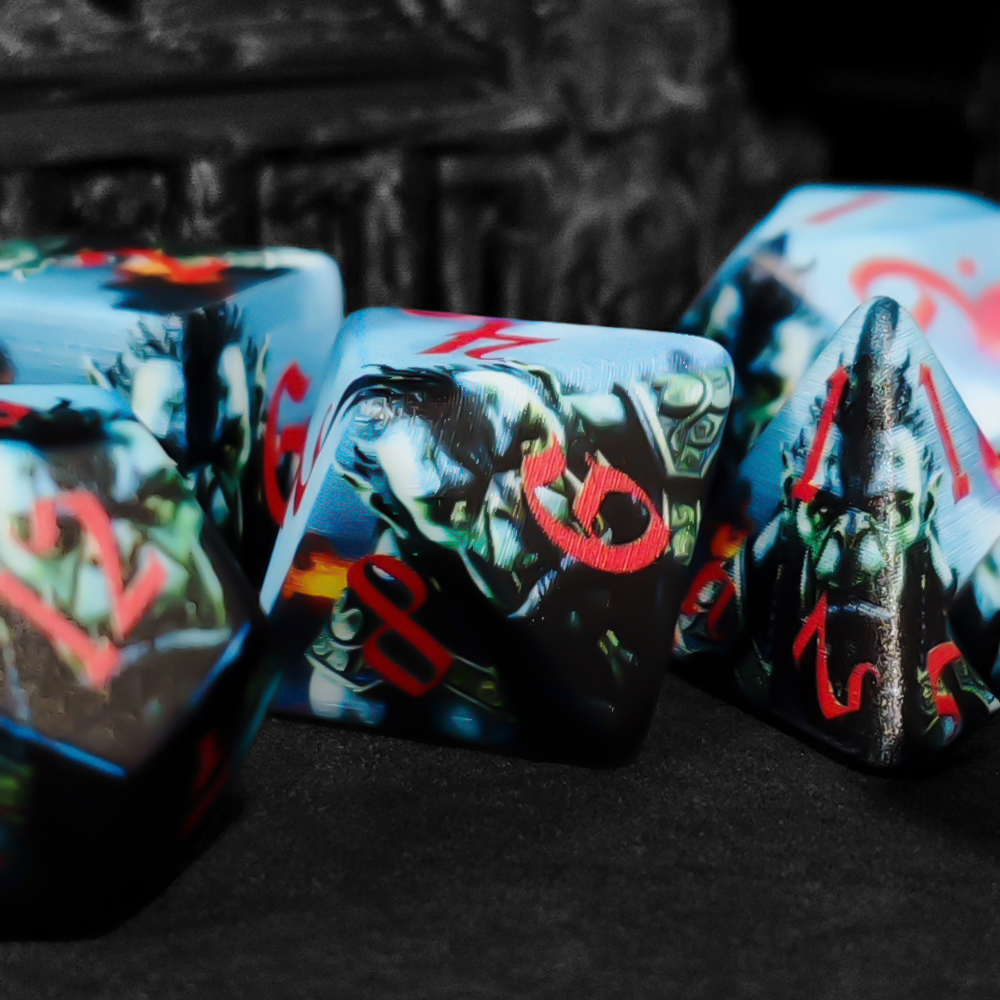 Orc Warrior Polyhedral 7-Piece - Dice Set Polyhedral reseña y precio